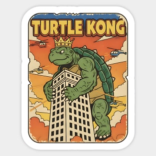 Turtle Kong Sticker